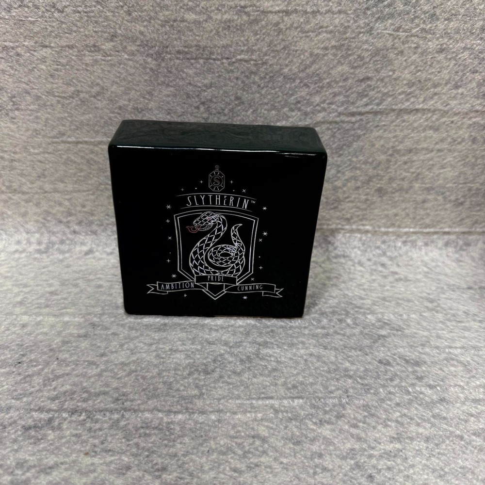 Rae Dunn Harry Potter SLYTHERIN 4x4 Decorative Block Sign Green NEW (A5)